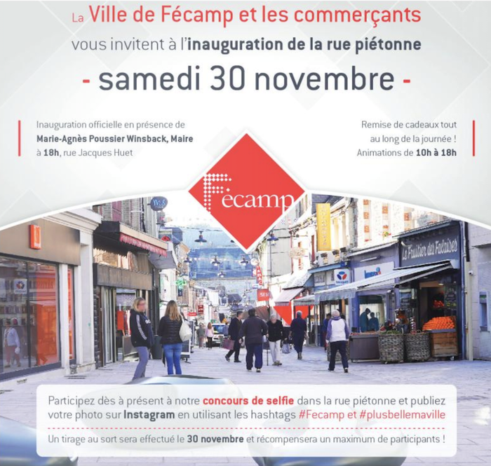 Fecamp - inauguration du centre ville