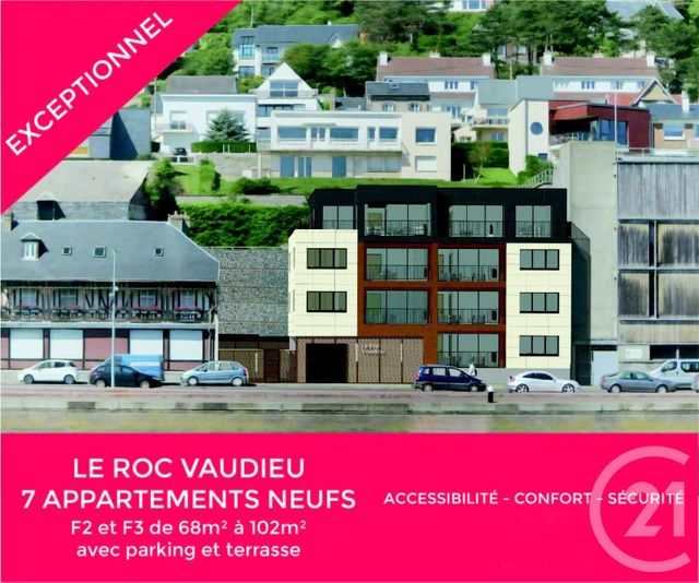 Afficher la photo en grand Appartement T3 à vendre - 4 pièces - 80.4 m2 - FECAMP - 76 - HAUTE-NORMANDIE - Century 21 Accore